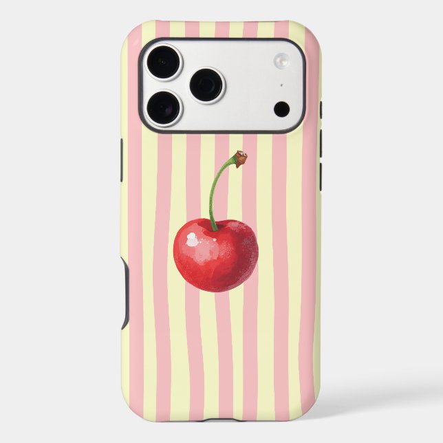 Wavy Cherry Case-Mate iPhone Case (Back)