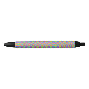 Wavy Colorful Square Psychedelic Pattern  Pen