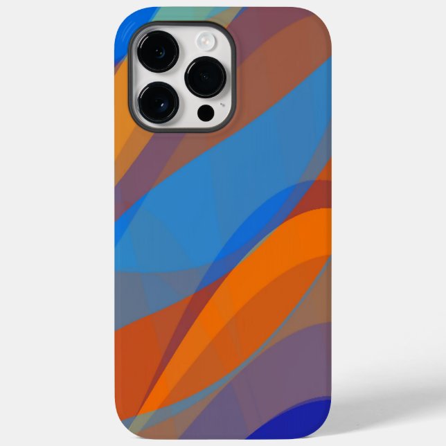 Wavy Colors iPhone / iPad case (Back)