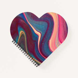 Wavy colors notebook