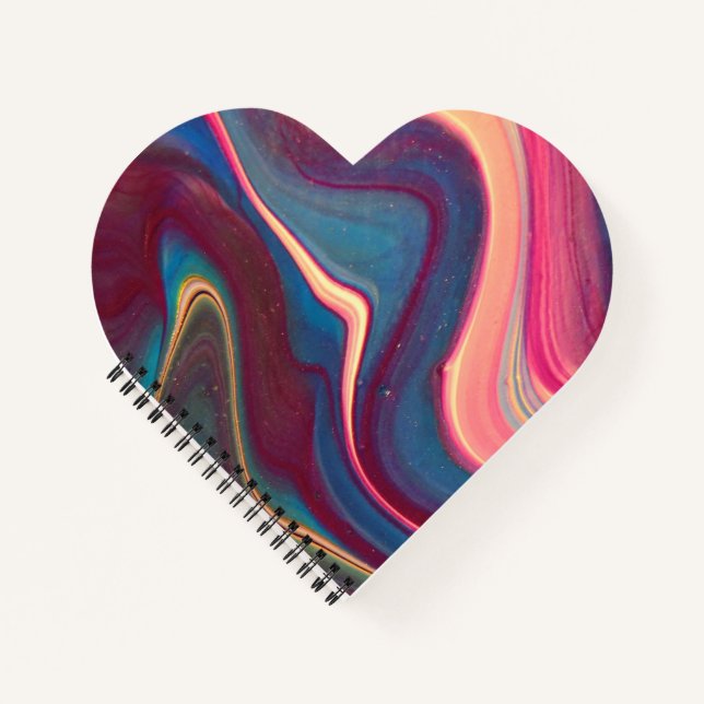 Wavy colors   notebook (Front)