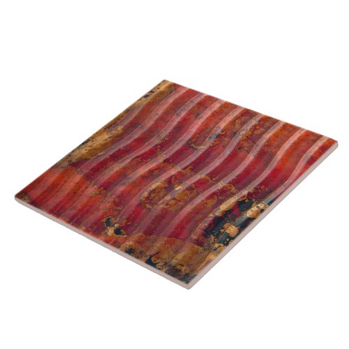 Wavy Copper Tile