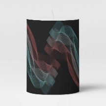 Wavy Design Candle