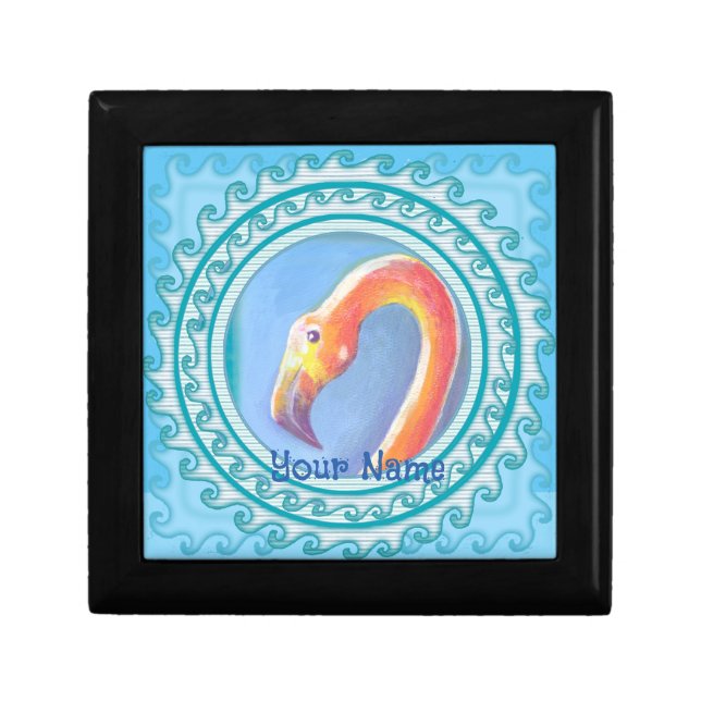 Wavy Flamingo  Gift Box (Front)
