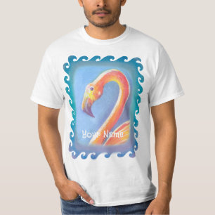 Wavy Flamingo t-shirt