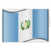 Wavy Guatemala Flag (Front Horizontal)