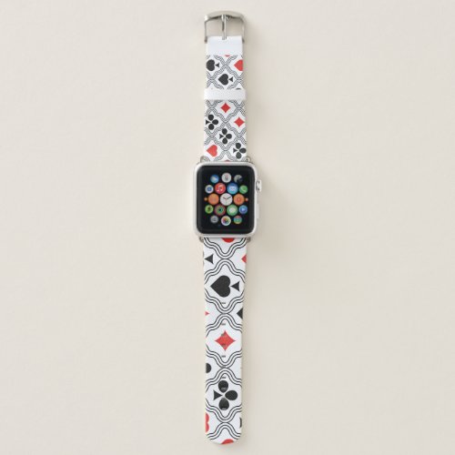 Wavy Line Geometric Vintage Art Apple Watch Band