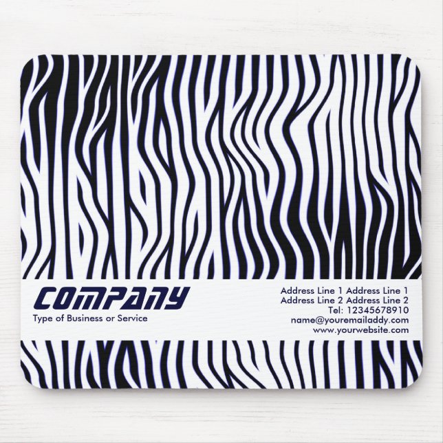 Wavy Lines, Business Mouse Pad (Front)