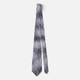 Wavy lines - Hi-Contrast Neck Tie