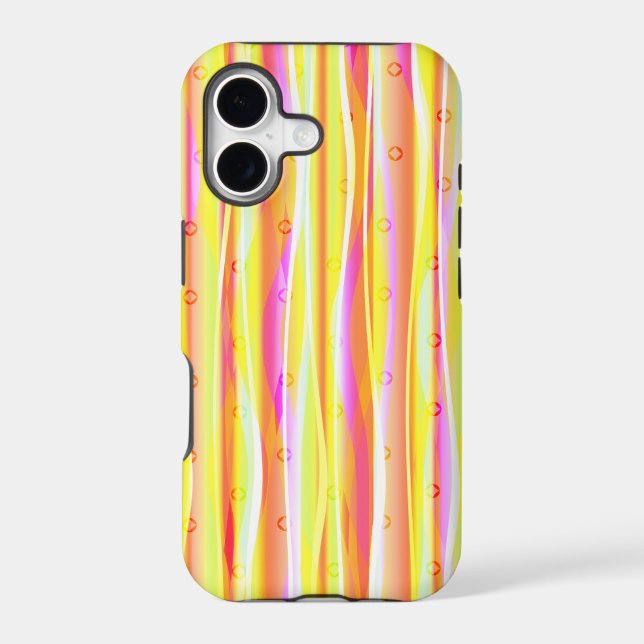 Wavy Lines Iphone Case (Back)
