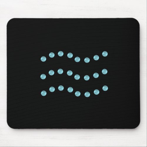 Wavy lines mouse pad