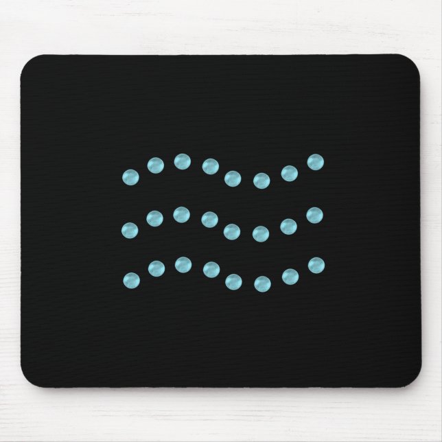 Wavy lines mouse pad (Front)