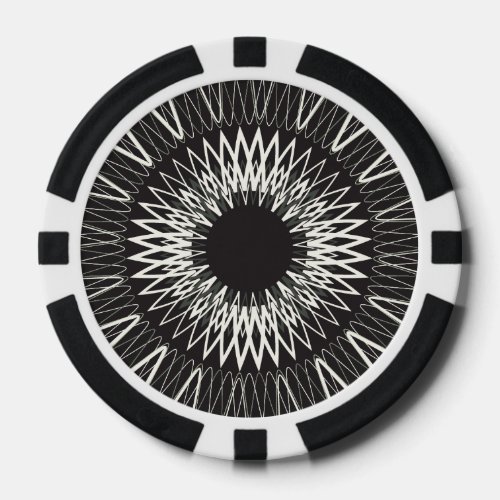 Wavy Lines Poker Chips