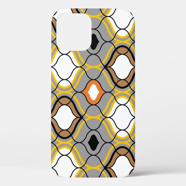 Wavy lines, seamless geometric pattern. Case-Mate iPhone case (Back)