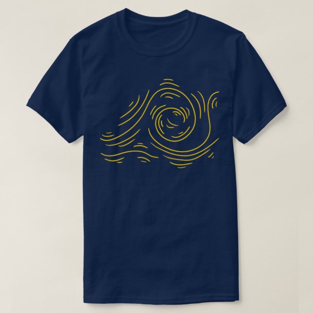 Wavy lines T-Shirt (Design Front)