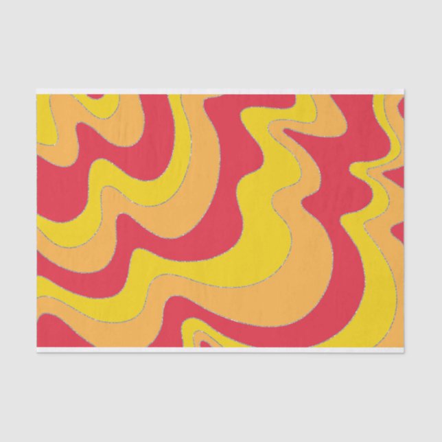Wavy Lines Tissue Paper (Front)