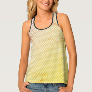 Wavy Magical Inclined Blurry Line Seamless Pattern Tank Top