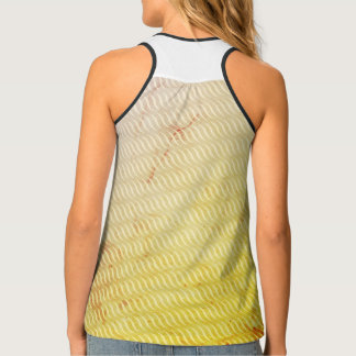 Wavy Magical Inclined Blurry Line Seamless Pattern Tank Top