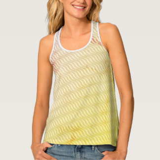 Wavy Magical Inclined Blurry Line Seamless Pattern Tank Top