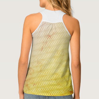 Wavy Magical Inclined Blurry Line Seamless Pattern Tank Top