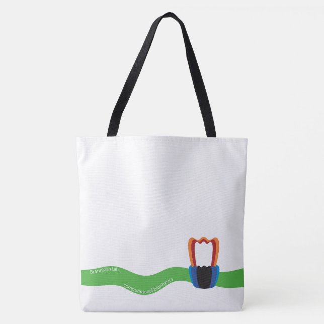 Wavy Membrane Tote Bag (Front)