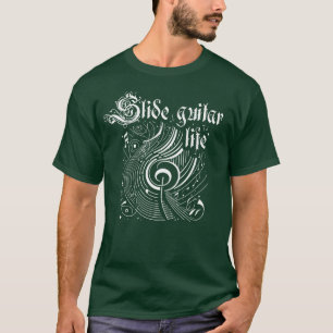 Wavy Music Slide guitar Life T-Shirt