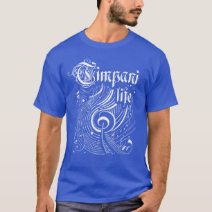 Wavy Music Timpani Life T-Shirt