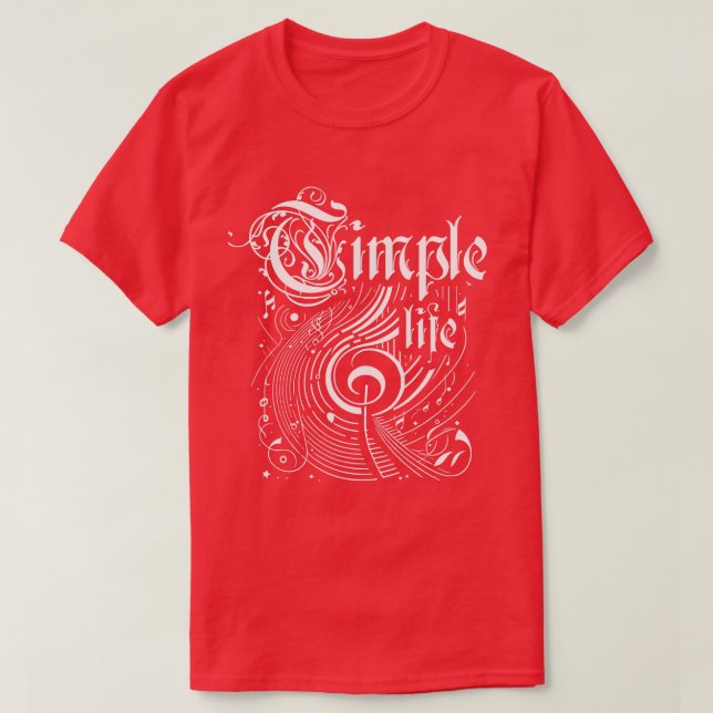 Wavy Music Timple Life T-Shirt (Design Front)