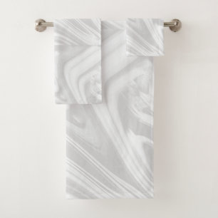 Wavy Pattern Bath Towel Set