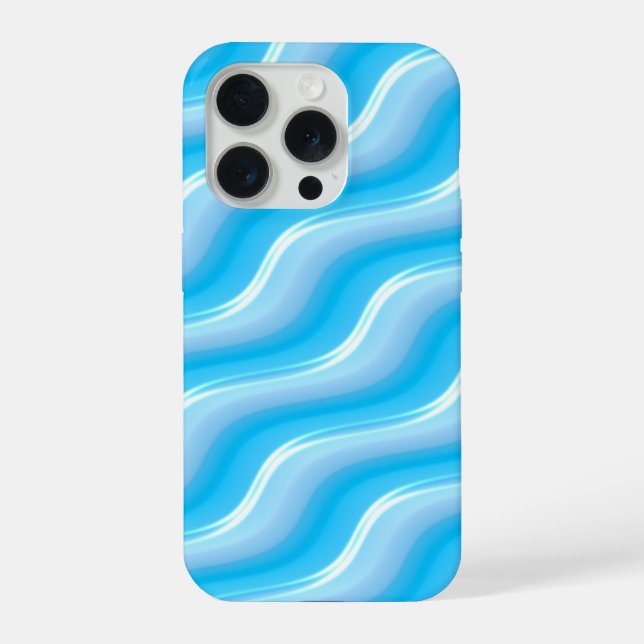 Wavy Pattern iPhone Case (Back)