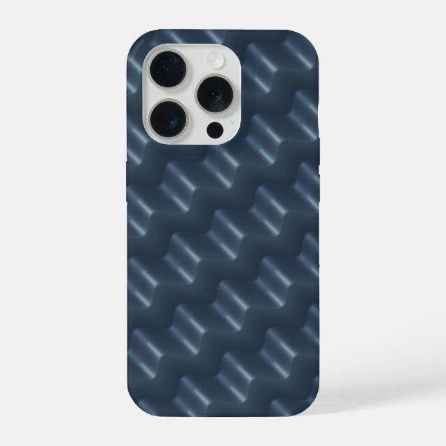 Wavy Pattern iPhone Case (Back)