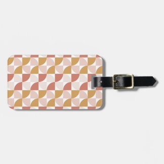 Wavy pattern luggage tag
