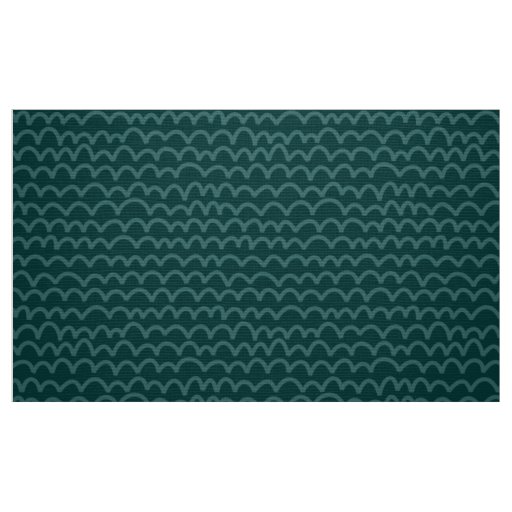 Wavy Pattern - Moss Green on Dk Moss Green Fabric