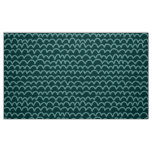 Wavy Pattern - Ocean Green on Dk Moss Green Fabric