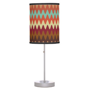 Wavy Pattern Sedona Southwest Table Lamp