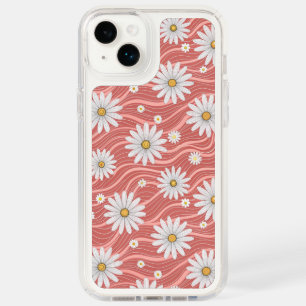 Wavy Pink Daisies Speck iPhone 14 Plus Case