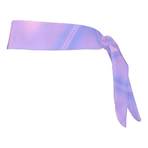 Wavy Pink Purple Abstract Tie Headband
