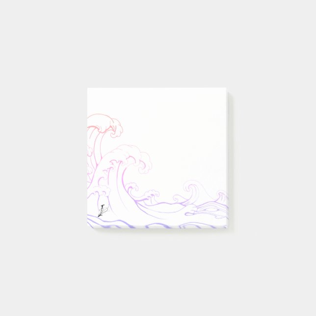 Wavy post it notes  (Front)