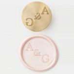 Wavy Retro Wedding Wax Seal Stamp<br><div class="desc">Add a timeless touch to your wedding stationery with the Wavy Retro Wedding Wax Seal featuring the couple’s initials. This elegant seal enhances invitations,  envelopes,  and favors with a vintage-inspired yet modern design. Perfect for sealing your love story with a stylish,  personalized detail that leaves a lasting impression.</div>