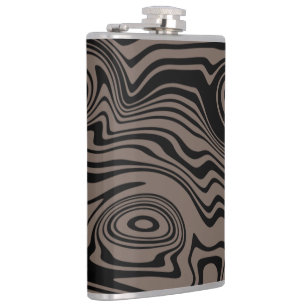 Wavy Striped Flask or Choose Color