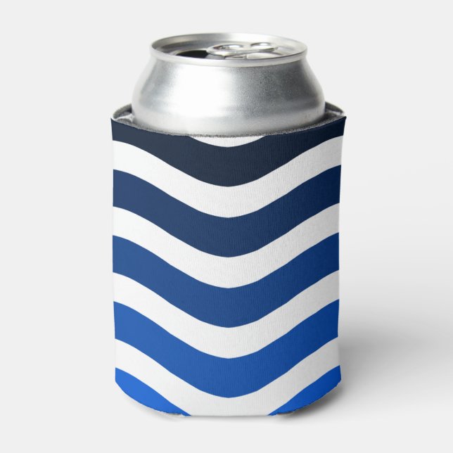 Wavy Stripes Can Cooler (Can Front)