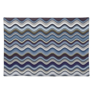 Wavy Stripes Cloth Placemat