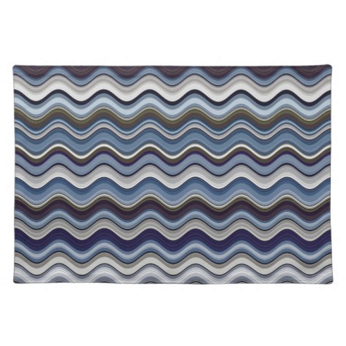 Wavy Stripes Cloth Placemat