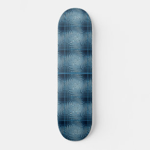 WAVY SWIRL CURVE PATTERN   SKATEBOARD