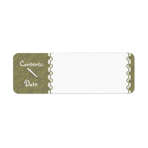 Wavy U Pick Color/Food & Storage Labels