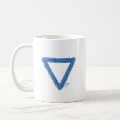 Wavy Water Element Alchemy Symbol Coffee Mug