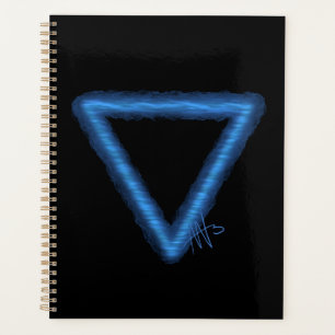 Wavy Water Element Alchemy Symbol Planner