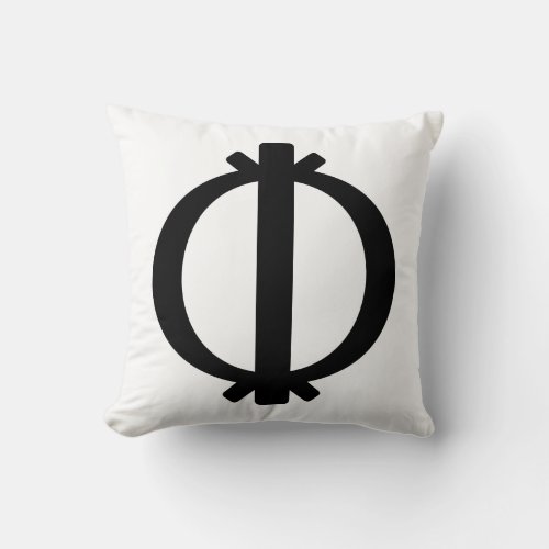 Wawa Aba  Symbol of Toughness and Resilience Throw Pillow