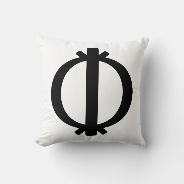 Wawa Aba | Symbol of Toughness and Resilience Throw Pillow (Front)