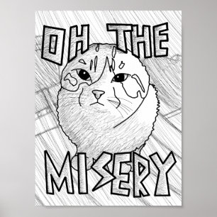 Wawa Cat Poster